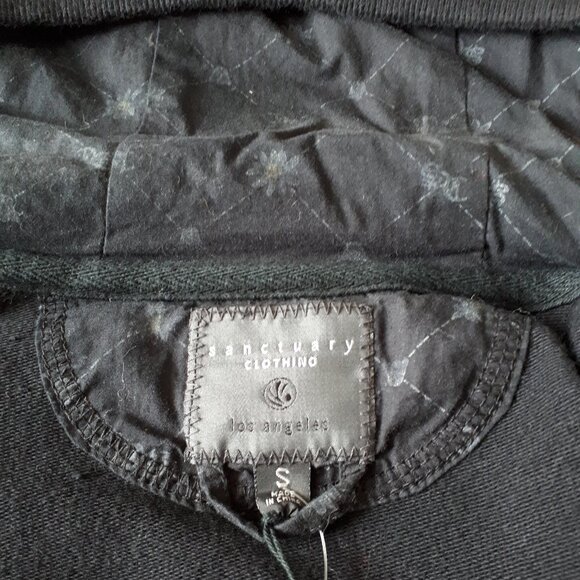 Sanctuary Clothing Los Angeles Hoodie - Black Size Small - Picture 6 of 8